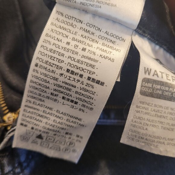 Levi's 721Women's Size 31x30 High-Rise Skinny Denim Jeans Black 18882-0357 - Picture 5 of 6